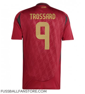 Belgien Leandro Trossard #9 Replik Heimtrikot EM 2024 Kurzarm